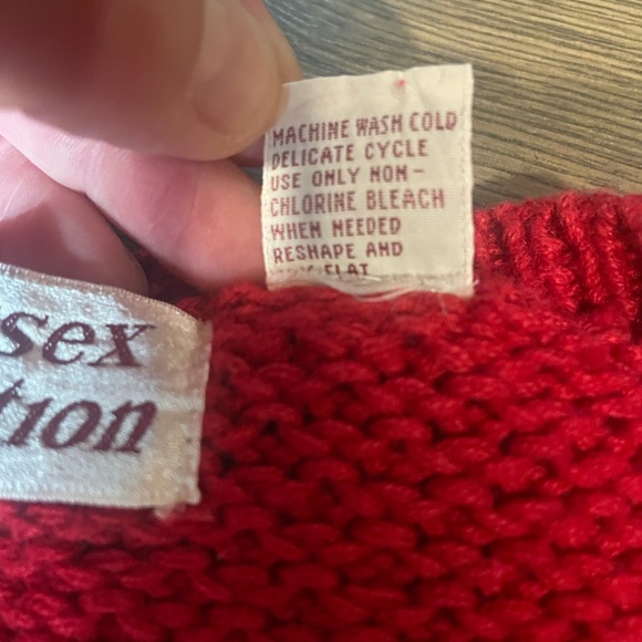 Vintage Knit cardigan Sweater Vest, Women’s L unique pockets Buttons Classic - Picture 4 of 5